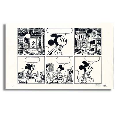 Mickey et les mille Pat par Thierry Martin, planche originale n°37